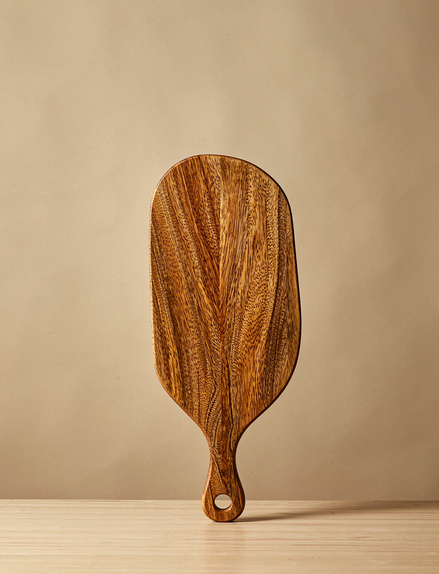 Acacia Wood Serving Board with Handle