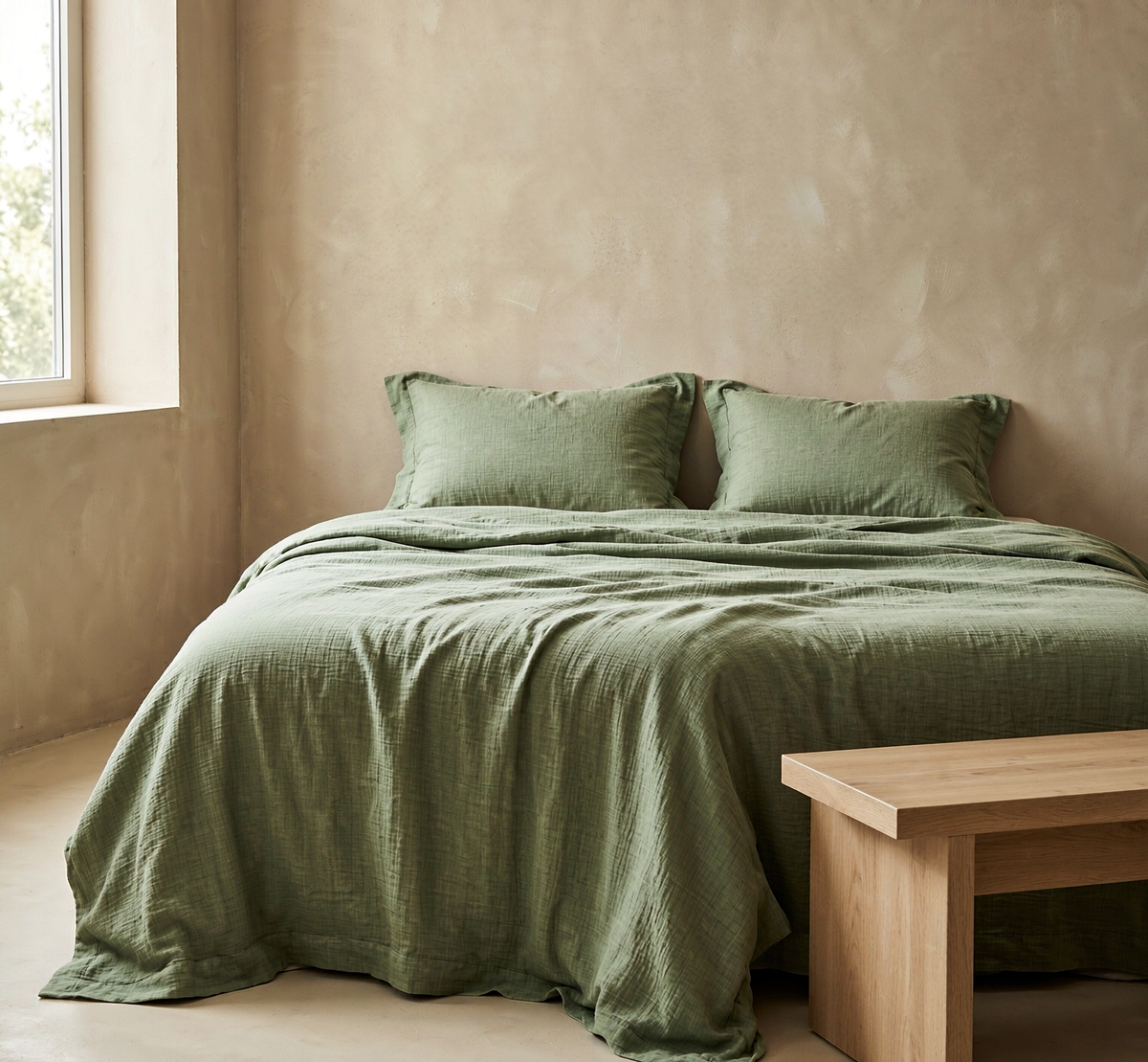 Stonewashed Linen Duvet Cover Set