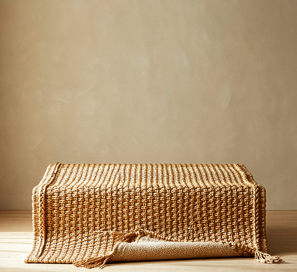 Handwoven Jute Area Rug — 5' × 8'